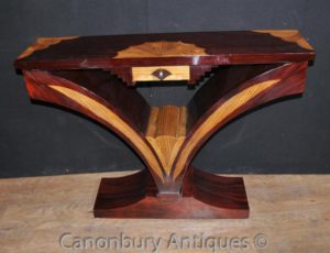 Art Deco Console Table capesante intarsio Mobili