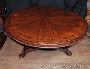 Regency Rosewood Centro Dining Table Diner Mobili