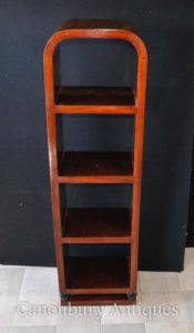 Unità singola Art Deco Libreria Rosewood Shelf