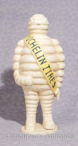 Fusioni francese in ferro Michelin Man Bibendum Statua Casting