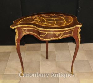 Impero francese Side Table a forma di gioielli Caso Trinket
