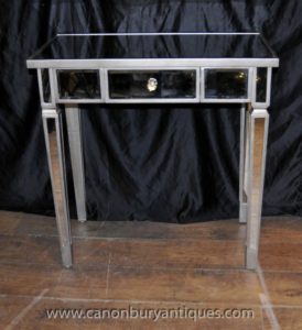 Tabelle Mirrored Console Table Art Deco Mobili Specchio