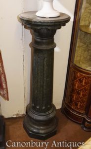 Stand di tabella della colonna del basamento del marmo francese