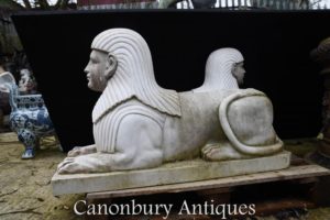 Accoppiamenti Sfinge Grande Pietra Statua Egiziana Sphinx Garden