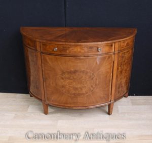 Credenza in noce regale Demi Lune Form