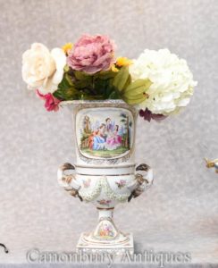 Fioriera classica monocottura in porcellana Meissen