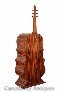 Cassettiera per contrabbasso Art Déco in palissandro