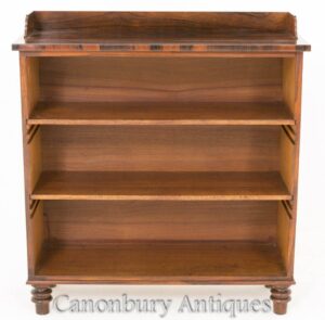 Libreria aperta Regency antica del 1900 circa
