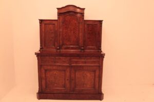 Mobiletto vittoriano - Cassapanca antica in noce del 1860 circa