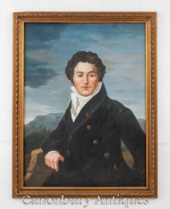 Pittura a olio scozzese Robert Burns Ritratto Poeta bardo nazionale Auld Lang Syne