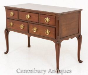 Queen Anne Lowboy - Credenza in mogano del 1880