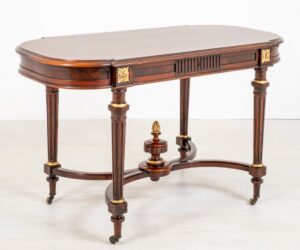 Tavolo da centro vittoriano in palissandro del 1870 circa