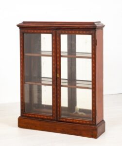 Vetrina vittoriana Libreria vetrata del 1890 circa