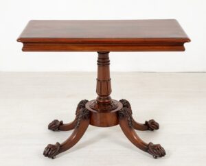 Tavolino irlandese William IV - Mogano antico