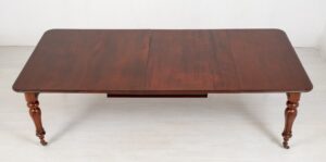 Tavolo da pranzo antico William IV allungabile in mogano