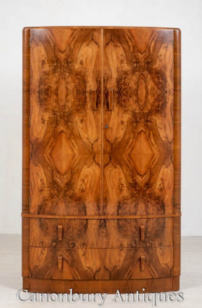 Armadio guardaroba Art Déco - Epoca 1930 Antico